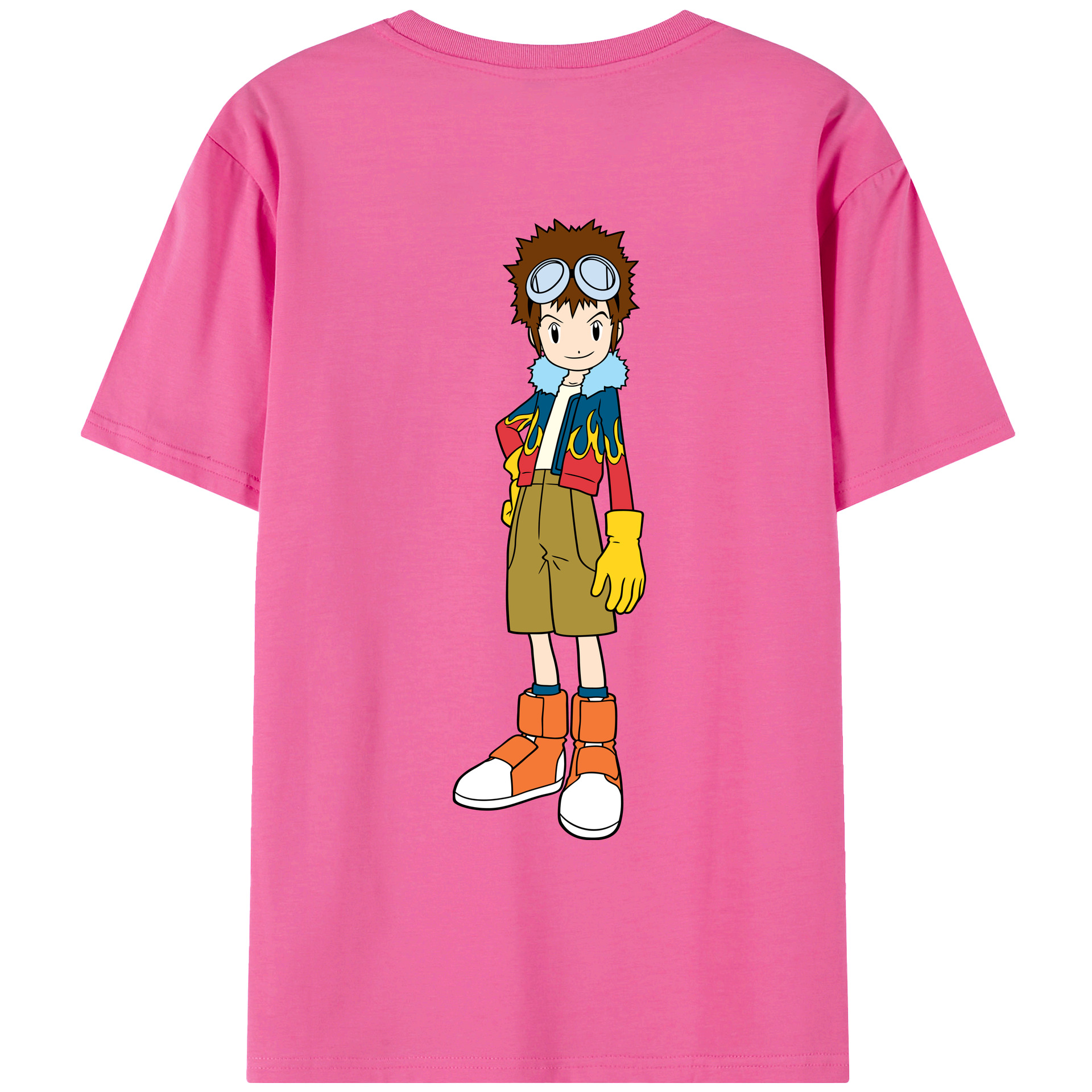 （画像用） Digimon デジタルモンスター/デジモン レディース半袖Tシャツ(バックプリント)